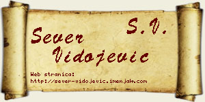 Sever Vidojević vizit kartica